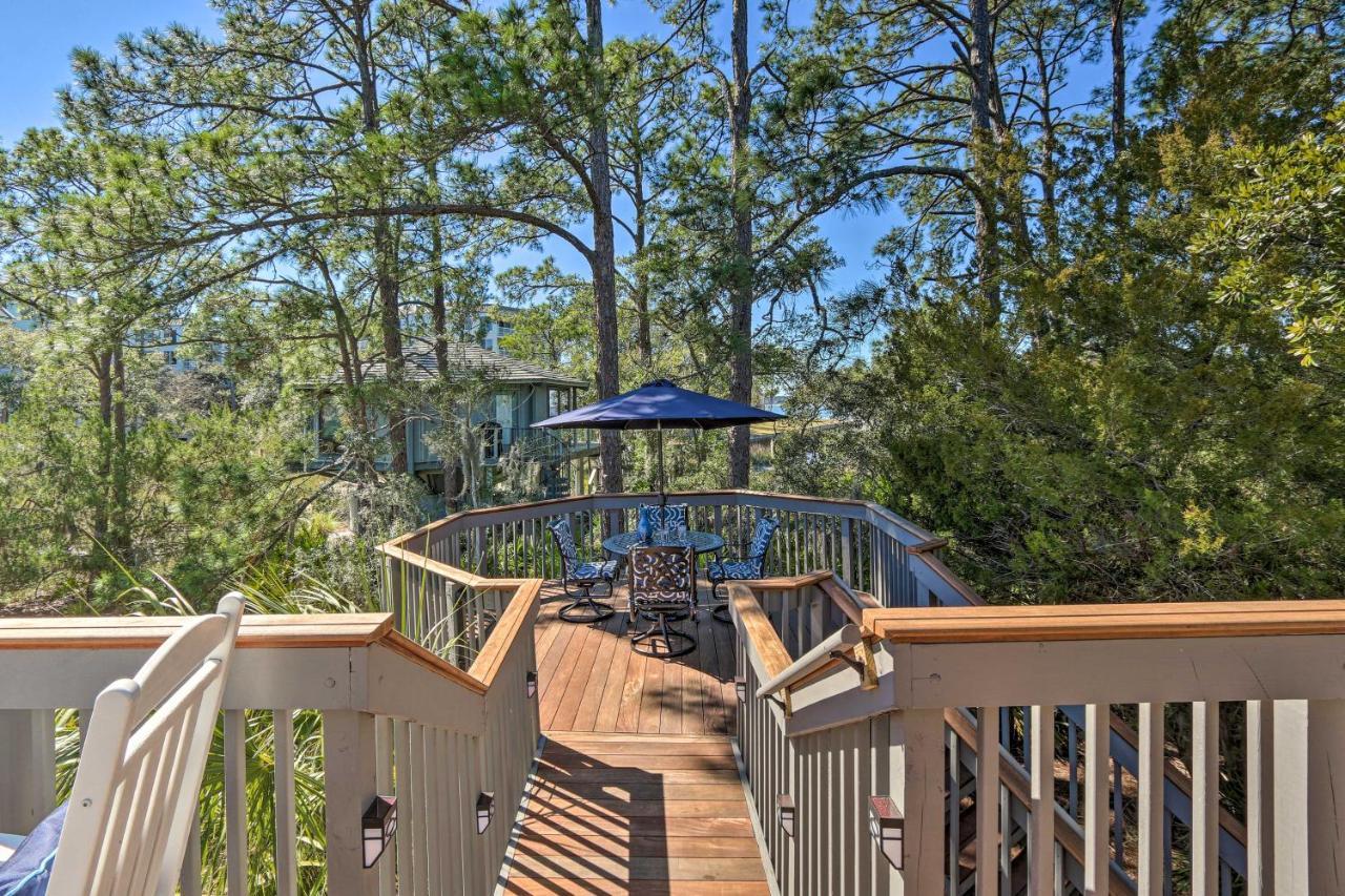 ヒルトンヘッドアイランド Airy Treehouse With Bikes Walk To Harbour Town!ヴィラ エクステリア 写真