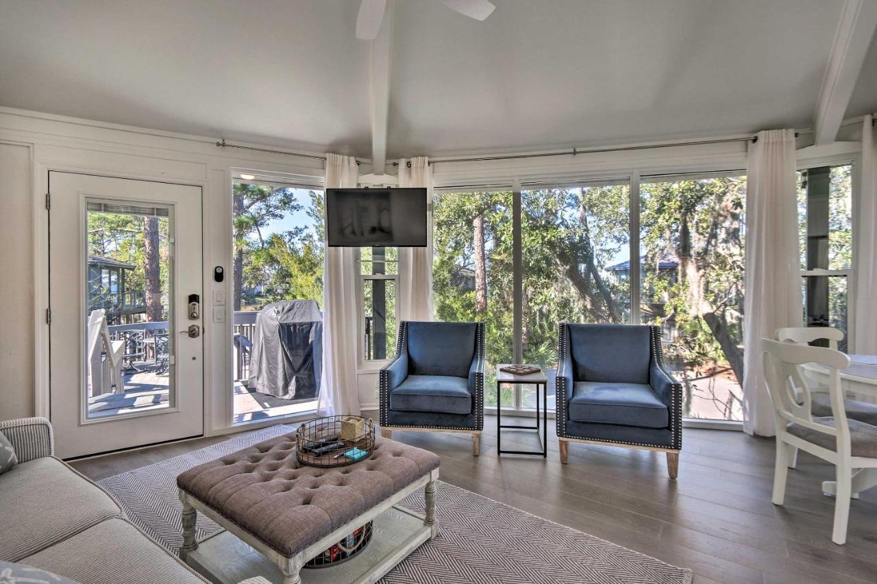 ヒルトンヘッドアイランド Airy Treehouse With Bikes Walk To Harbour Town!ヴィラ エクステリア 写真